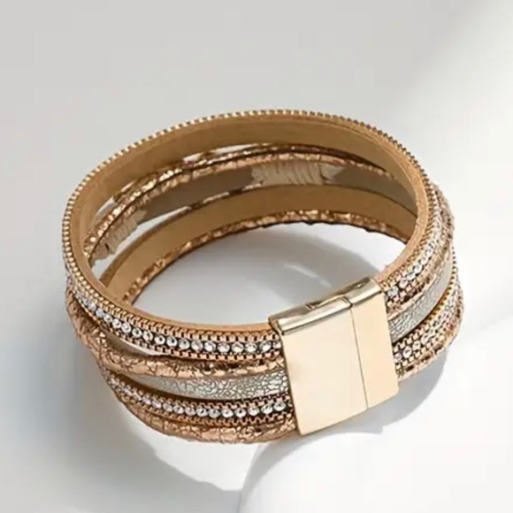 Bohemian magnetic heart bracelet - Picture 3 of 3